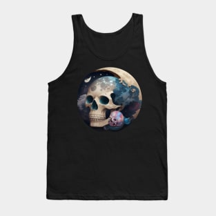 Moon skull Tank Top